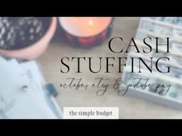 cash envelope stuffing | stuffing side income | etsy & youtube paychecks | zero based budgeting