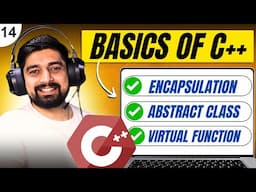 Encapsulation, Abstract class, virtual function in c++