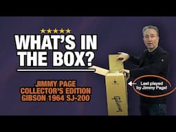 Jimmy Page Played This Guitar Last! Unboxing the SJ-200 Collector's Edition Jimmy Page!