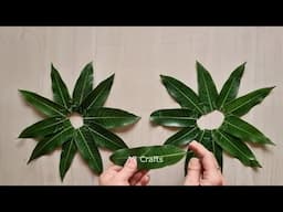 Simple Toran decoration ideas | Thoran decoration ideas for Diwali Mango leaf decoration ideas