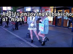 Tokyo Walk, Liven up your Night in Kabukicho｜red light area district Japan 東京 歌舞伎町 4k