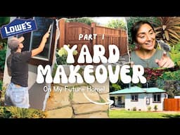 Turning my Future Home into a WEDDING VENUE! Yard Makeover Part One and New Home Tour