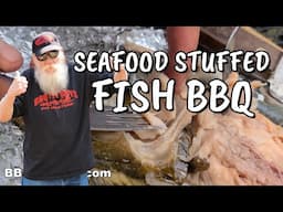 Seafood Stuffed Fish BBQ