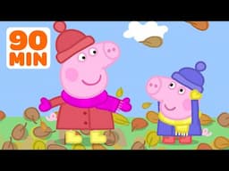 90 Minutes of Fall Fun & Games w/ Peppa Pig + Family! 🍁 | Nick Jr.