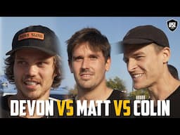 GAME OF BIKE - DEVON SMILLIE VS MATT NORDSTROM VS COLIN VARANYAK - USL BMX CAGE MATCH