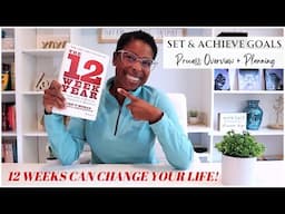 SET + ACHIEVE GOALS in 12 WEEKS! Walkthrough of The 12 Week Year Goal-Setting + Productivity System!