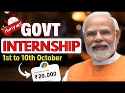 Earn Rs. 20,000/-Month From Govt Internship in MWCD | BEST Govt Internship for Girls Candidates