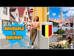 Belgium's Best: Brussels & Bruges Adventure | Luxembourg 🇱🇺 to Belgium 🇧🇪