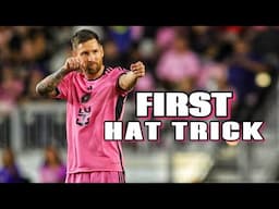 MAGICAL Messi Scores FIRST MLS Hat Trick vs New England!