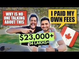 HOW I PAID MY FEES MYSELF WHILE STUDYING IN 🇨🇦 CANADA ? STEP-BY-STEP EVERY DOLLAR BREAKDOWN