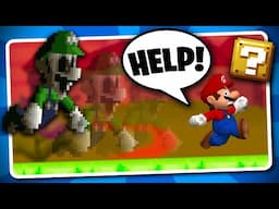 Mario, but Creepy Luigi chases YOU?! - NSMB.exe