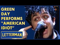 Green Day Performs "American Idiot" | David Letterman