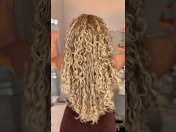 Ficando loira Part.2 🎀💆🏼‍♀️Vila Bacurau por Will #cacheada #loira #curlyhair #blonde