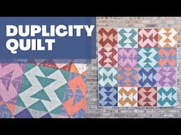 Fun fat quarter quilt pattern - no background fabric required!  Adjust the size to suit your needs