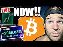 HISTORIC! BITCOIN & CRYPTO MOVE INCOMING!!! LIVE $300,000.00 LONG TRADE!