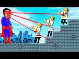 SLENDERMAN CẮT ĐÔI MẶT TRĂNG SIÊU NẶNG BẰNG ĐÔI MẮT LASER(THE SUPERHERO LEAGUE 2)