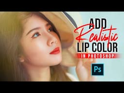 Create Highly Realistic Lipstick in Photoshop in Hindi