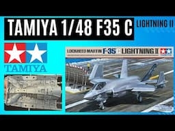 Look Inside Tamiya 1/48 F35 C  Navy / Marines  Lightning II