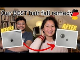 My Hair fall story in Germany |  Remedies to control hair fall in Germany