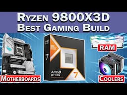 🛑 Best Ryzen 9800X3D Gaming PC Build 2024 🛑 Best RAM, Motherboard, GPU & More