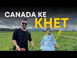 Canada Mein Mummy Ke Saath Strawberry Picking | Farm Trip