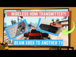 Transmitting HDMI to TV in ANOTHER ROOM? Wireless HDMI Transmitter!