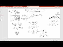 Kinetic Energy, Temperature, and RMS Speed