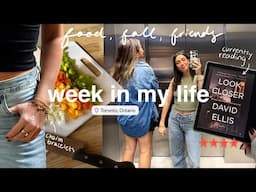 week in my life (fall vlog): friends, food, books & botox 🍂📖