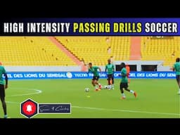 📢High Intensity Passing Drills Soccer