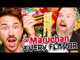 Trying EVERY FLAVOR of RAMEN NOODLES - Taste Test!