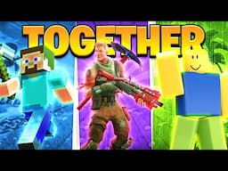 Fortnite, Minecraft, & Roblox Collide (The Ultimate Metaverse)