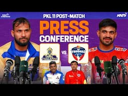 PKL 11 M69 | Tamil Thalaivas vs UP Yoddhas  | Press Conference ft. Sachin & Sumit