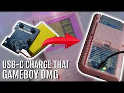 USB-C Charge that Gameboy with this Plug and Play Mod! | An Honest Review | No more batteries!