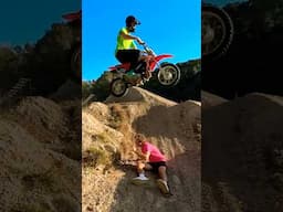 Jumping a DIRT BIKE Over TOPPER GUILD!! (EPIC)