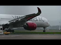 Virgin A350 - Glasgow Airport