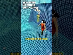 Underwater videos REAL SPEED: how? - with @sisa_solymosyova