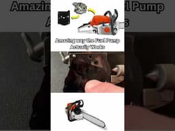 Amazing way the Chainsaw Carburetor Fuel Pump Actually Works!