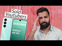 Sold YouTubers Promoting Samsung A16 5G at 20K #Shame 🤬