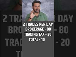 Brokerage Charges KILLING Your Option Trading Profits?! #trading #stockmarket