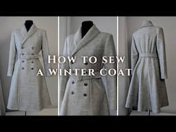 UPDATED | How to sew a winter coat | Eleonore Coat Sewing Tutorial + pattern