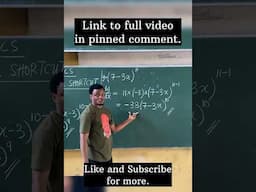 Chain Rule ShortCut: Differentiate FASTER using Chain Rule ShortCut. #excellenceacademy