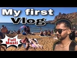 Malta Beach || Golden Bay Beach 🏝️ || Full Masti || @kulbeersohal7683