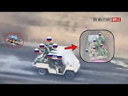 Ukrainian FPV drones trap Russian tanks and wipe out dozens soldiers fleeing near battle