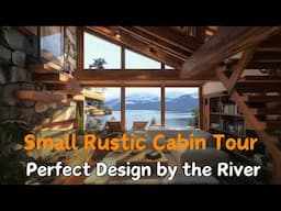 Small River Rock Home Tour: Cozy Cabin Living with Stunning Views