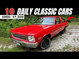 Today's Best Deal! 10 Classic Cars Priced $900 to $7,500