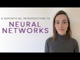 A Superficial Introduction to Neural Networks | Dr Emily Sandford