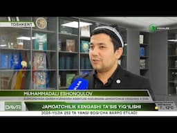 Yangi davr | Jamoatchilik kengashi ta`sis yig`ilishi [20.11.2024]