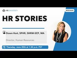 HR Stories: Dawn Hart, Approaching HR from the Hart