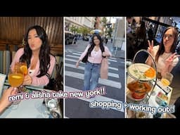 REMI & ALISHA TAKE NYC!! shopping, food & workouts!!