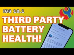 iOS18.1 Parts Pairing: Did Apple Stop Hiding Aftermarket Battery HEALTH?